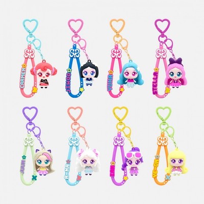 Hearts2Hearts - 08 Figure Keyring / Teenieping X Hearts2Hearts OFFICIAL MD - 2