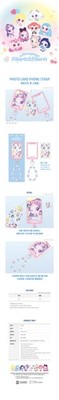 Hearts2Hearts - 03 Photocard Phone Strap / Teenieping X Hearts2Hearts OFFICIAL MD - 3