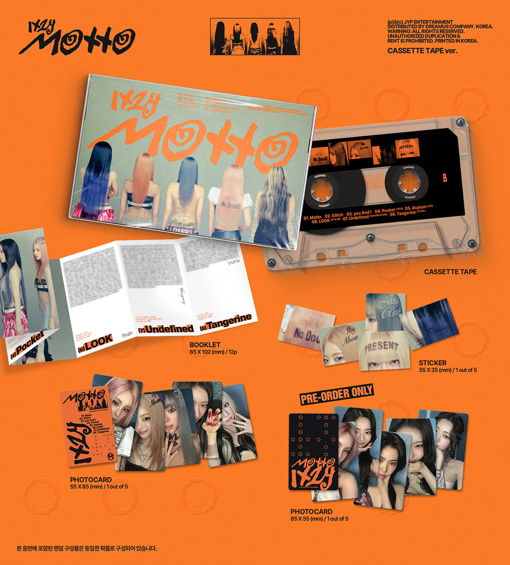 [Pre-order] ITZY - Motto (CASSETTE TAPE Ver.) - 5