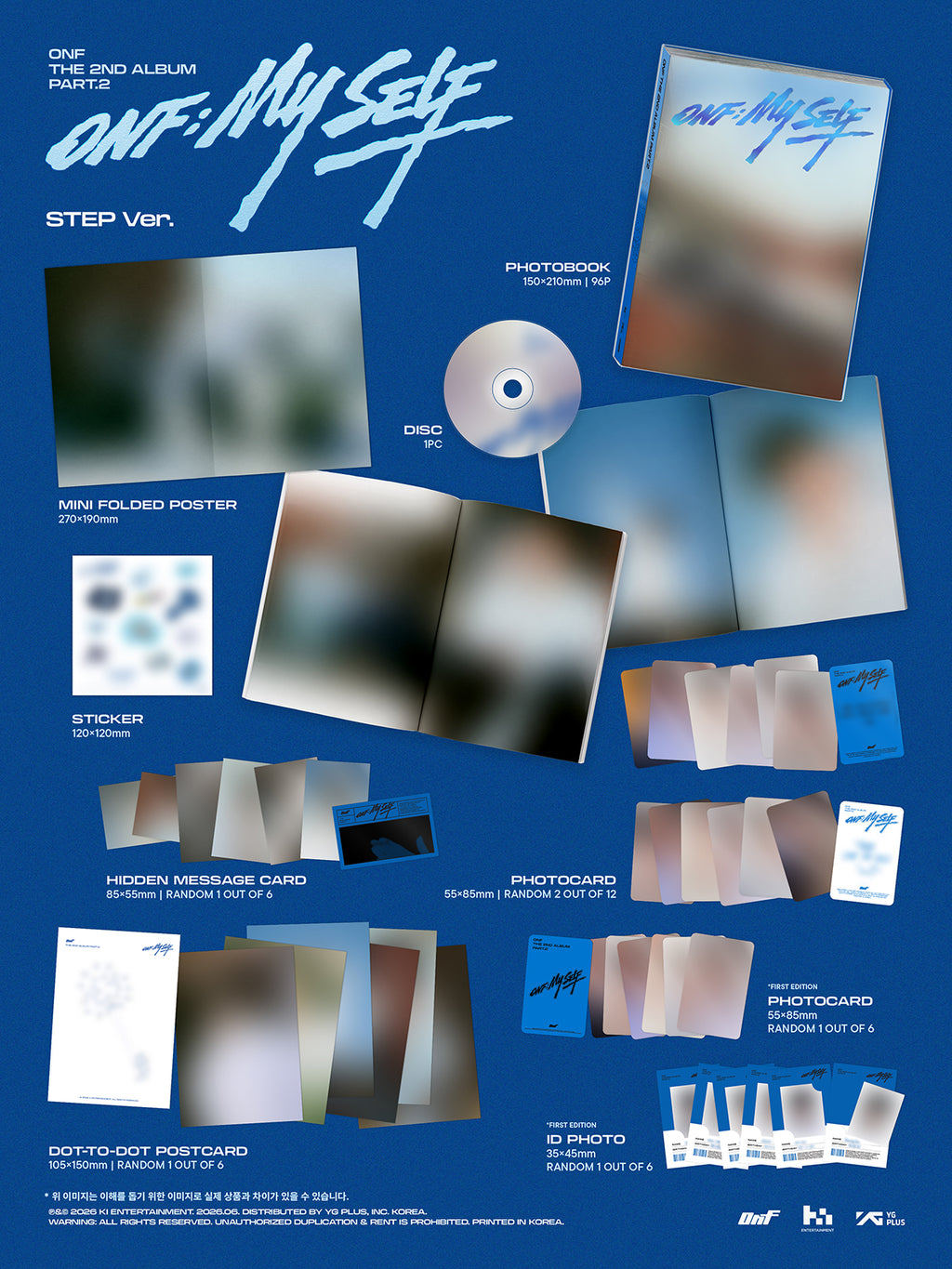 [Pre-order/Event] ONF - The 2nd Album Part.2 [ONF:MY SELF] (PHOTOBOOK Ver.) - 9