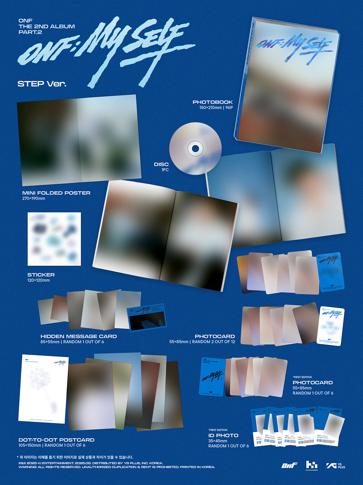 [Pre-order/Event] ONF - The 2nd Album Part.2 [ONF:MY SELF] (PHOTOBOOK Ver.) - 9