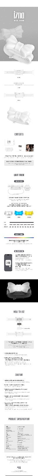 [Pre-order/Event] izna - izna OFFICIAL LIGHT BAND - 2
