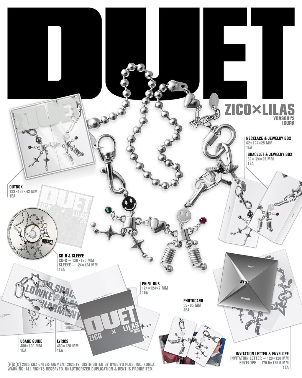 ZICO, Lilas (YOASOBI's ikura) - DUET (Merch Ver.) - 2