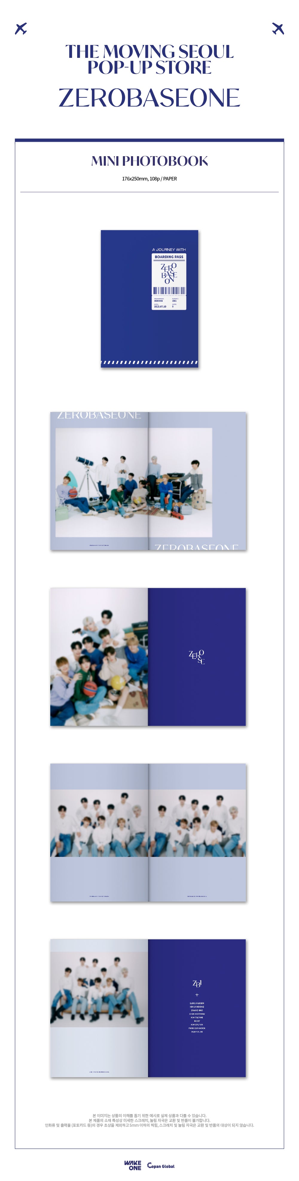 ZEROBASEONE - 05 Mini Photobook / THE MOVING SEOUL POP-UP STORE MD