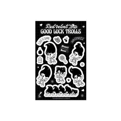 Red Velvet - 02 Glow-in-the-Dark Sticker / Loves GOOD LUCK TROLLS
