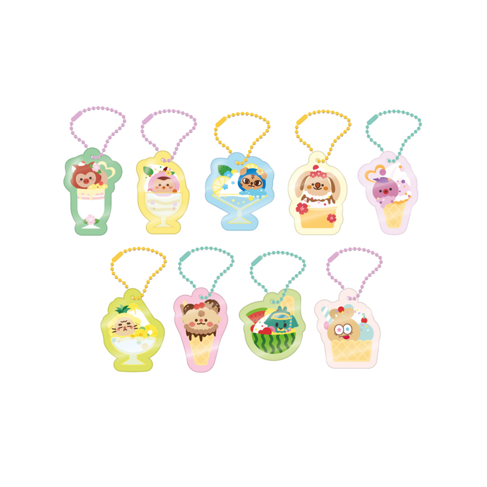 CRAVITY - 10 CCREW Random PVC Keyring / 2023 CRAVITY CHARACTER [SUMMER CCREW] POP-UP STORE