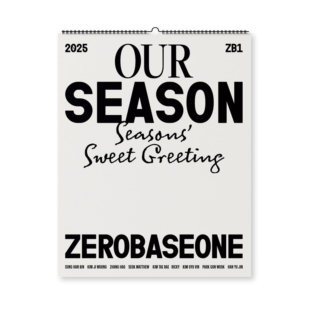 ZEROBASEONE - 2025 Season's Greetings [OUR Season] (Calendar Ver.)