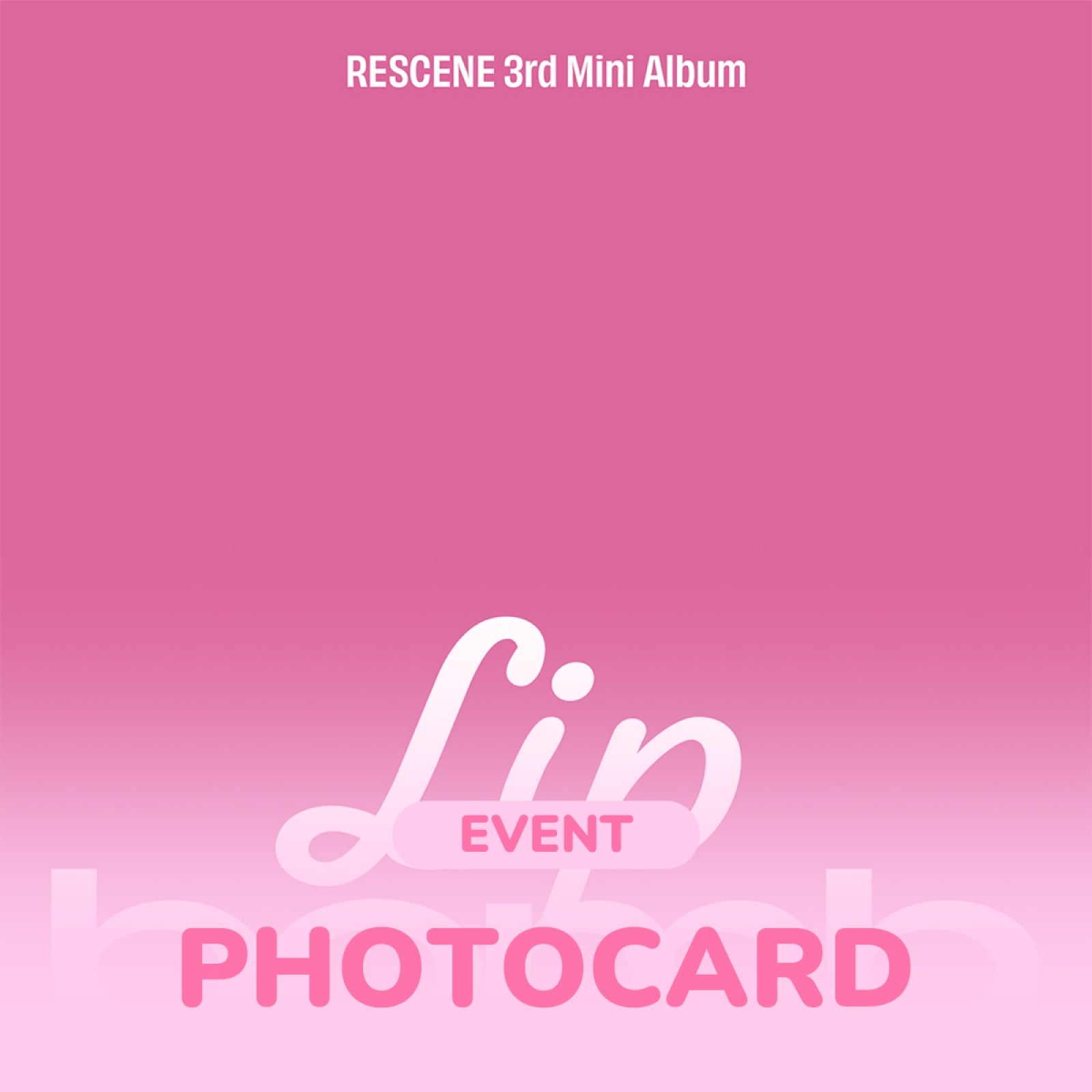 [Pre-order/Event] RESCENE - lip bomb / 3rd Mini Album