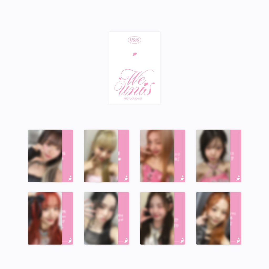 UNIS - 08 Photocard Set / UNIS 1st Mini Album [WE UNIS] POP-UP OFFICIAL MD
