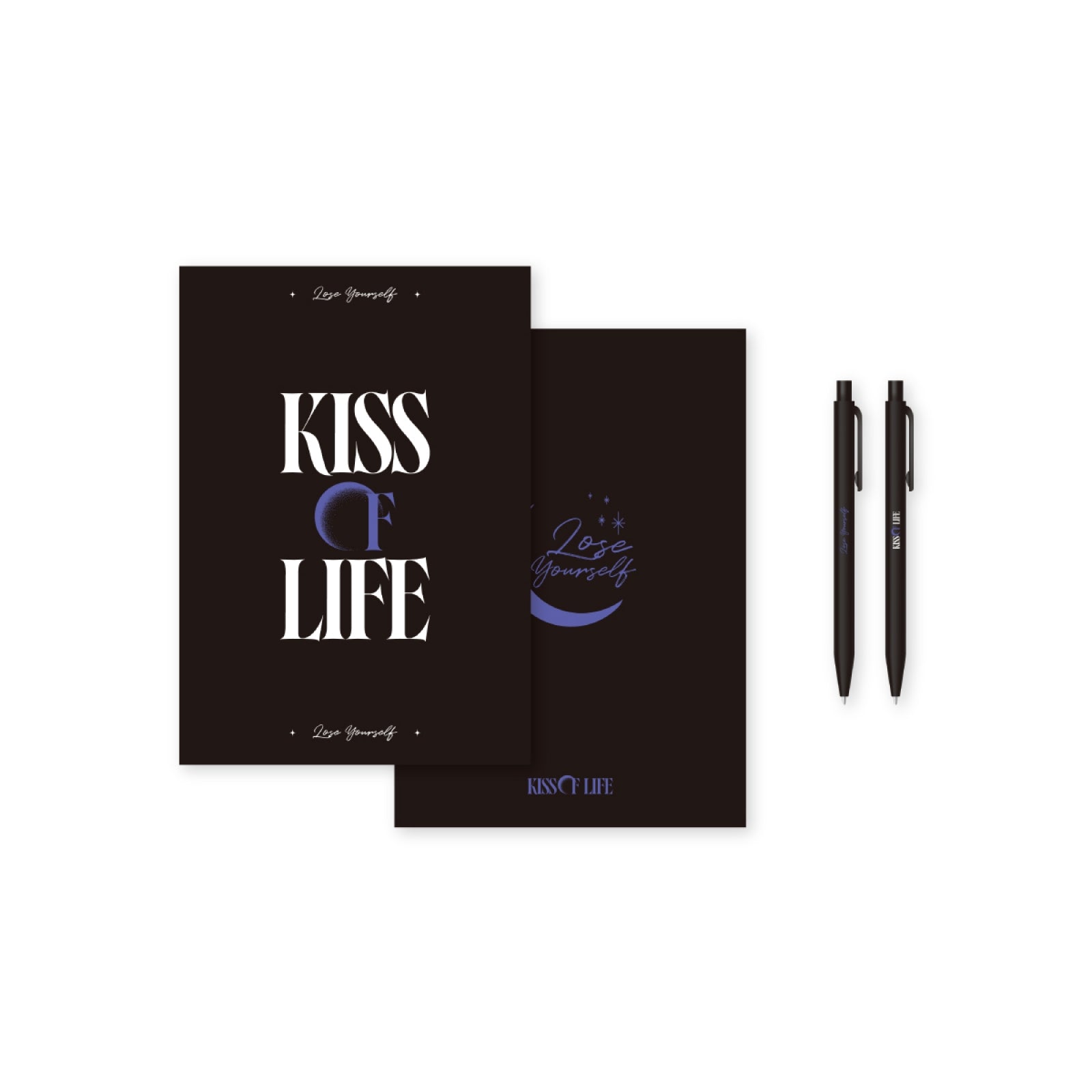 KISS OF LIFE - 11 Notebook & Ballpoint Pen Set / 3RD MINI ALBUM [Lose Yourself] POP-UP MD