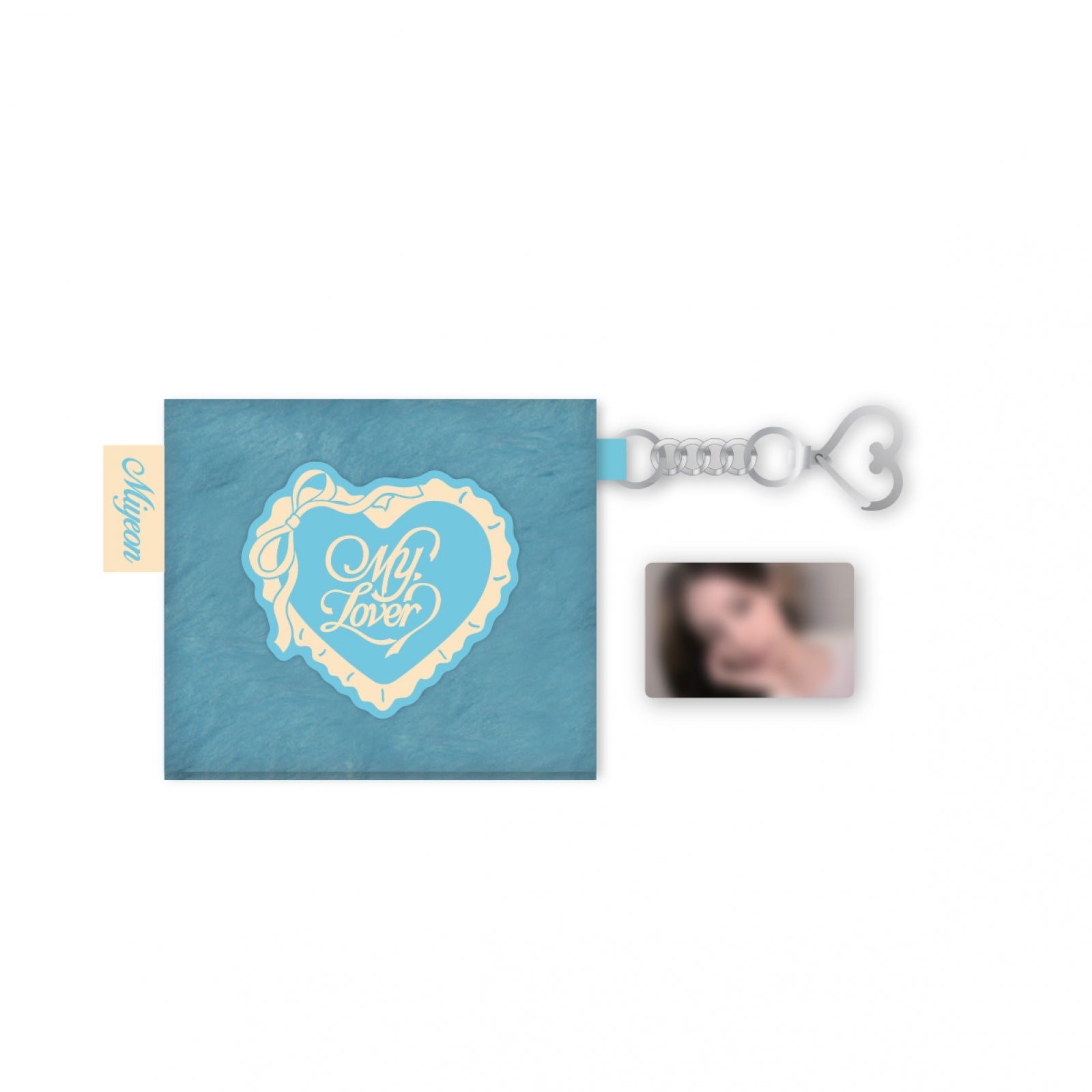 [12/5 Release] MIYEON - 04 Mini Fur Pouch Keyring / 2nd Mini Album [MY, Lover] POP-UP MD