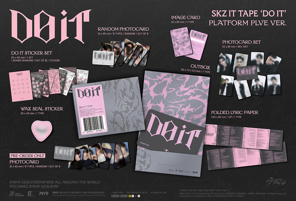 [Pre-order] Stray Kids - DO IT / SKZ IT TAPE (PLATFORM PLVE VER.)