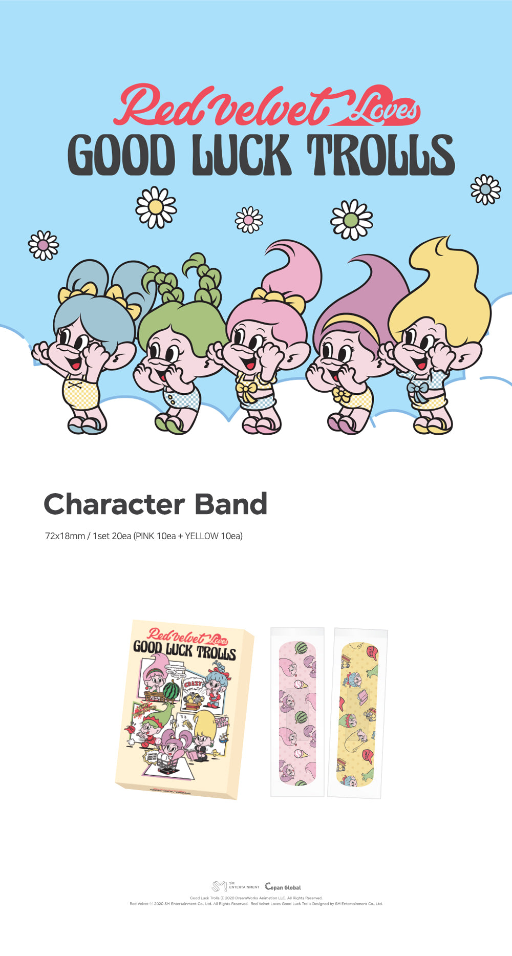 Red Velvet - 06 Character Band / 2020 TROLLS POP-UP STORE