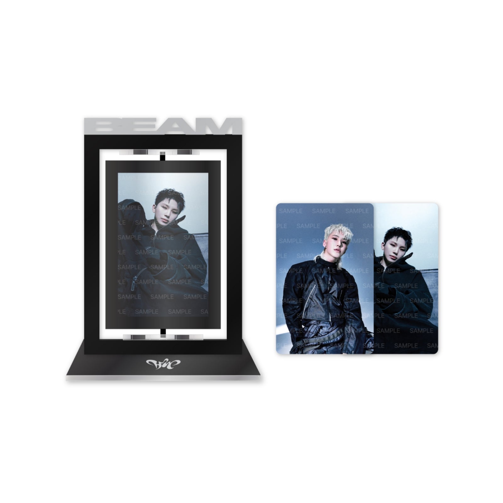 HOSHI X WOOZI (SEVENTEEN) - 13 Acrylic Rotating Stand / 1st Single Album 'BEAM' POP-UP STORE MD