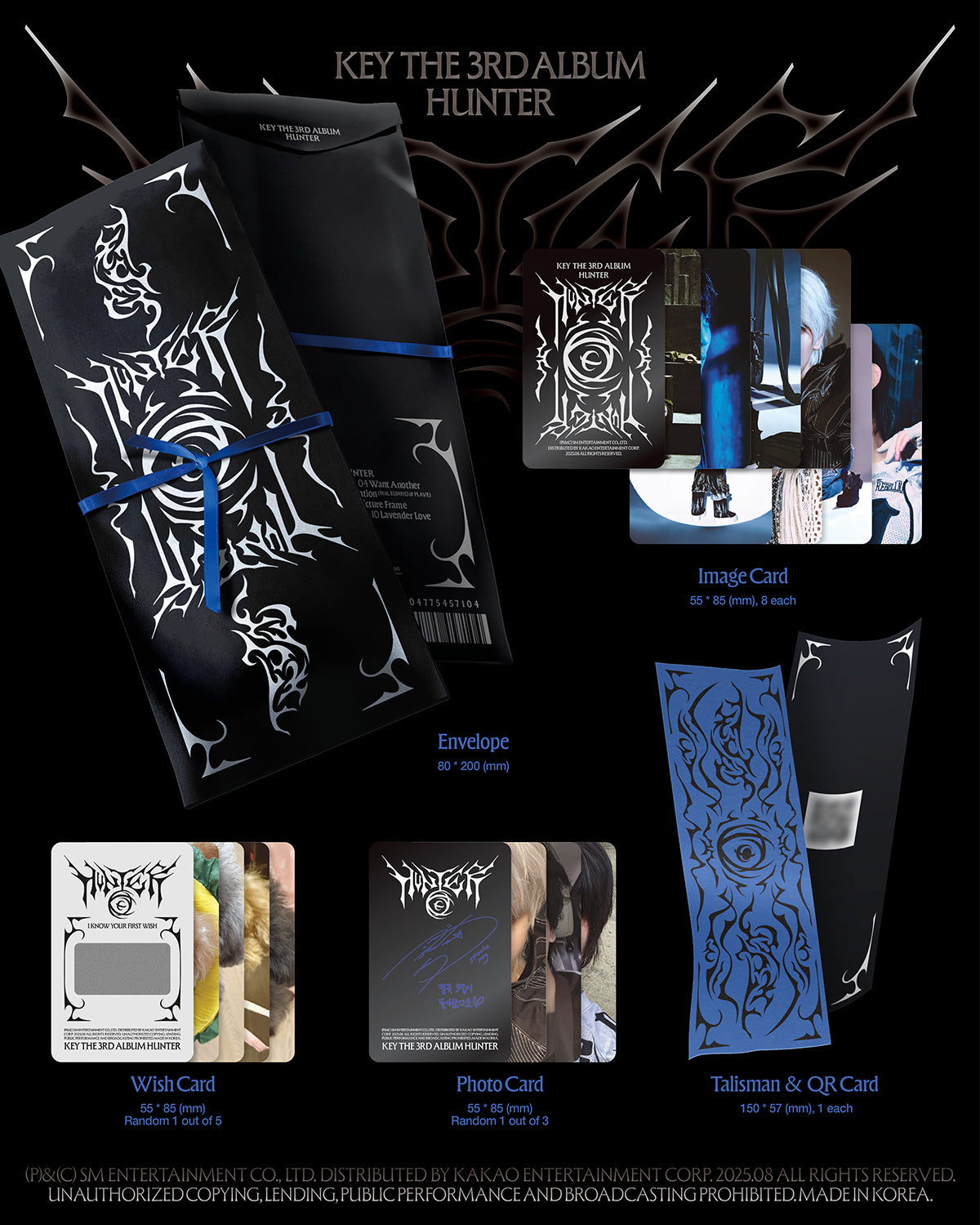 KEY - HUNTER / 3rd Full Album (Talisman Ver.)(Smart Album)