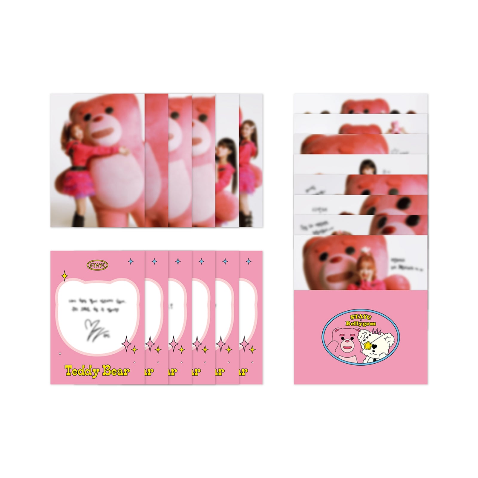 STAYC - 02 Mini Poster Set / STAYC Teddy Bear Pop-Up House MD