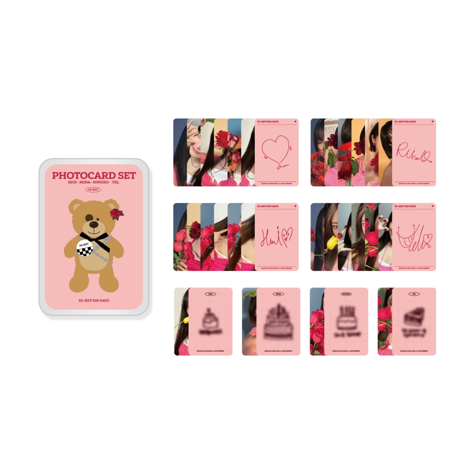 H1-KEY - 01 Tin Case & Photo Card Set / H1-KEY 500 DAYS POP-UP STORE MD