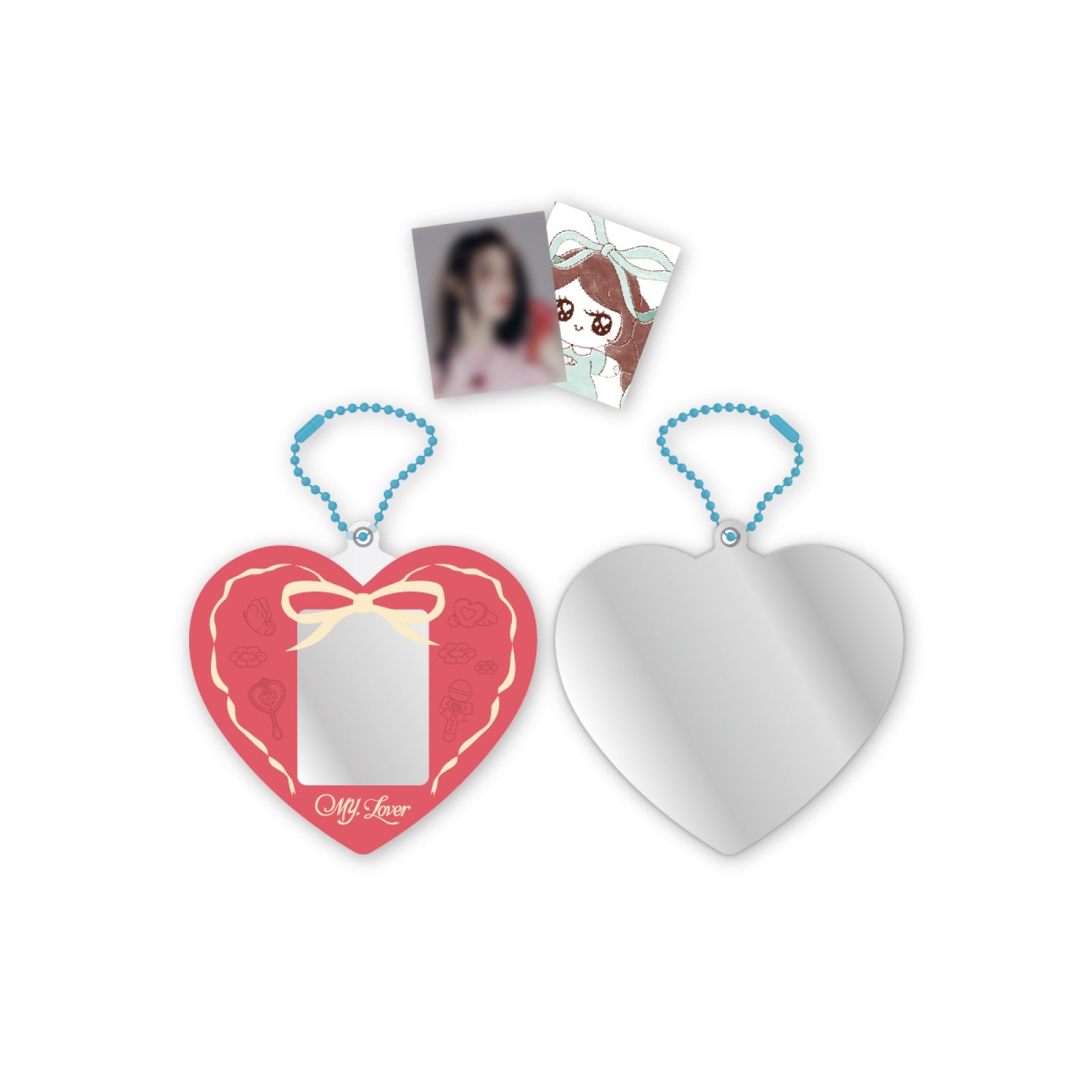 [12/5 Release] MIYEON - 09 ID Photo Holder Mirror Keyring / 2nd Mini Album [MY, Lover] POP-UP MD
