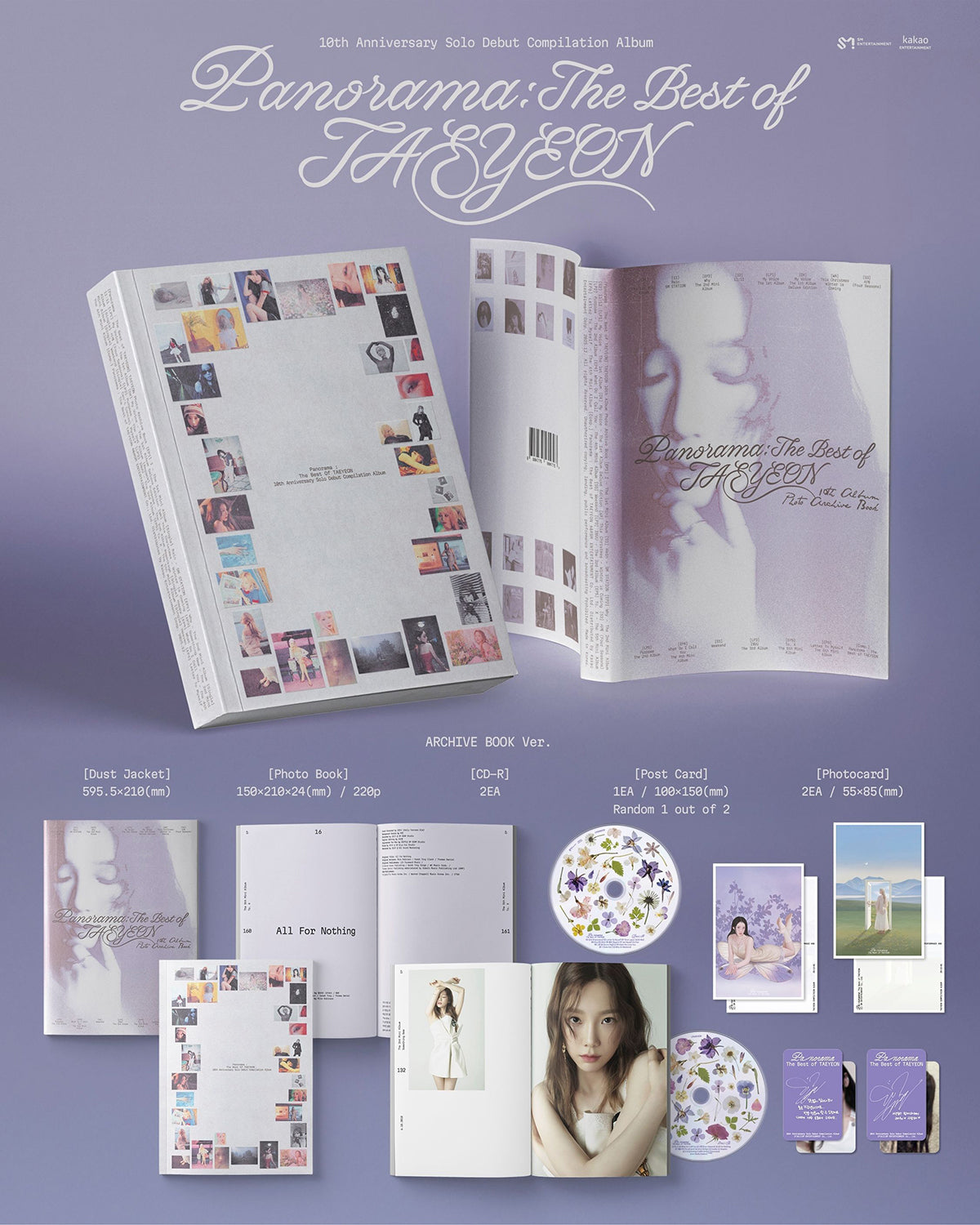 [Pre-order] TAEYEON - Panorama : The Best of TAEYEON (ARCHIVE BOOK Ver.)