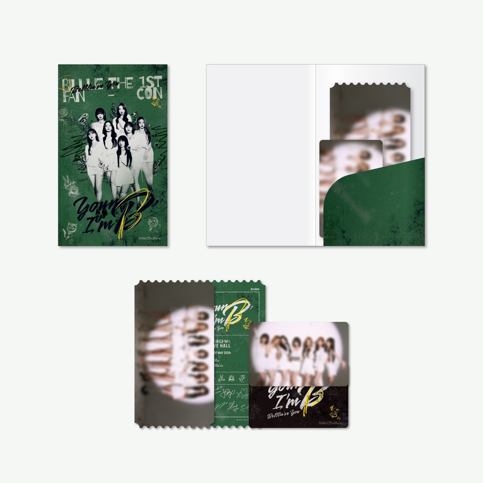 Billlie - 05 Photo Ticket Set / 1ST FAN-CON [Your B, I'm B (Belllie've You)] MD