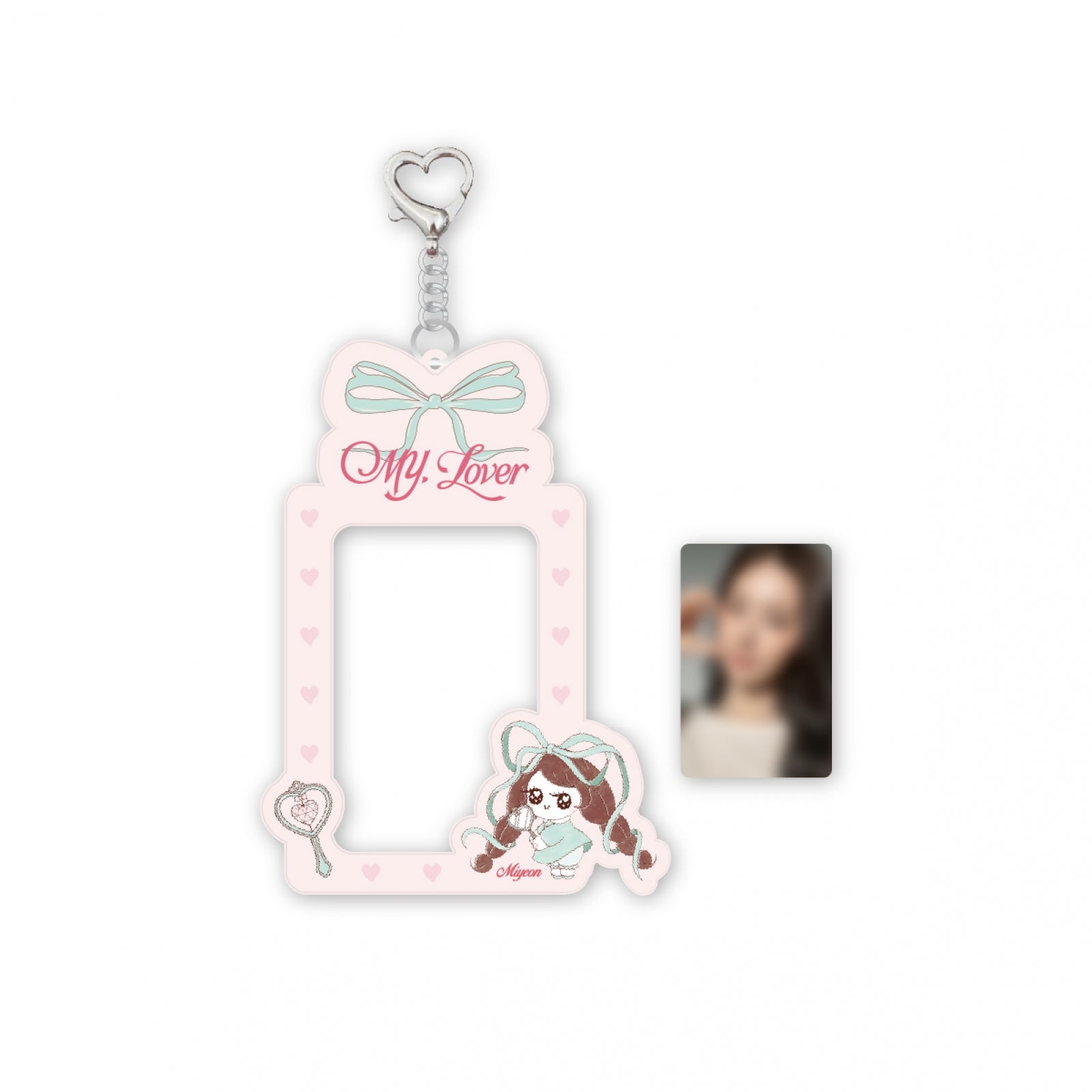 [12/5 Release] MIYEON - 12 PVC Photocard Holder Keyring / 2nd Mini Album [MY, Lover] POP-UP MD