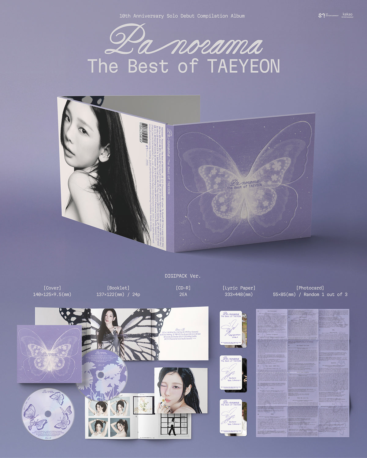 [Pre-order] TAEYEON - Panorama : The Best of TAEYEON (DIGIPACK Ver.)