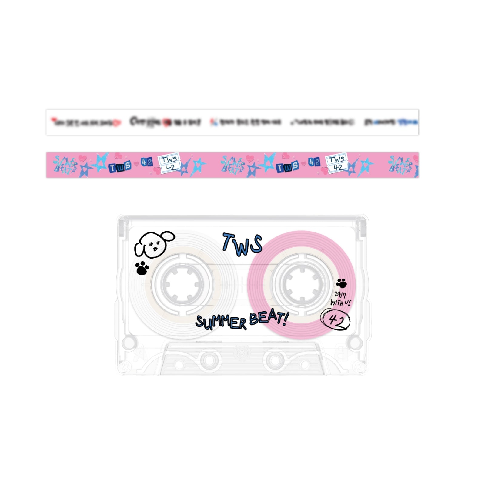 TWS - 06 Masking Tape Set / 2ND MINI ALBUM [SUMMER BEAT!] POP-UP MD