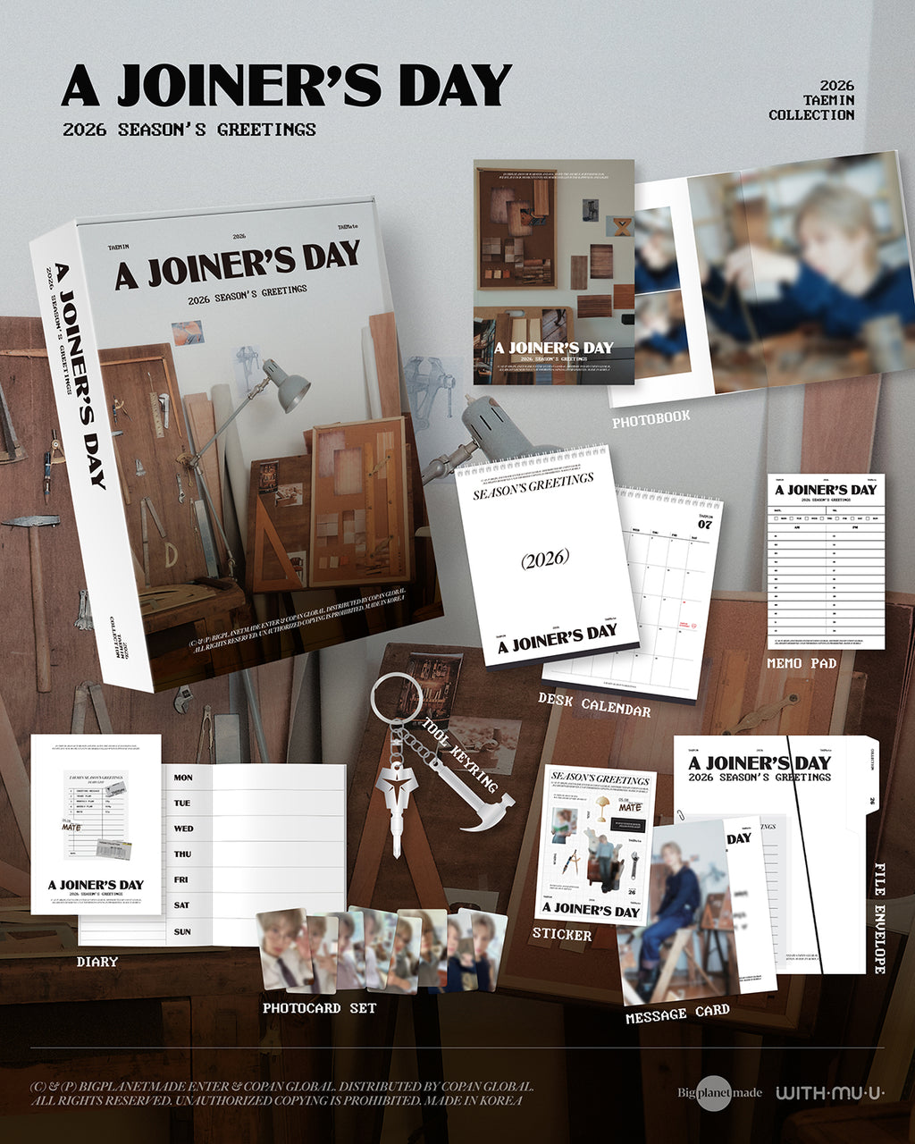 [Pre-order/Event] TAEMIN - 2026 Season's Greetings [A Joiner's Day]