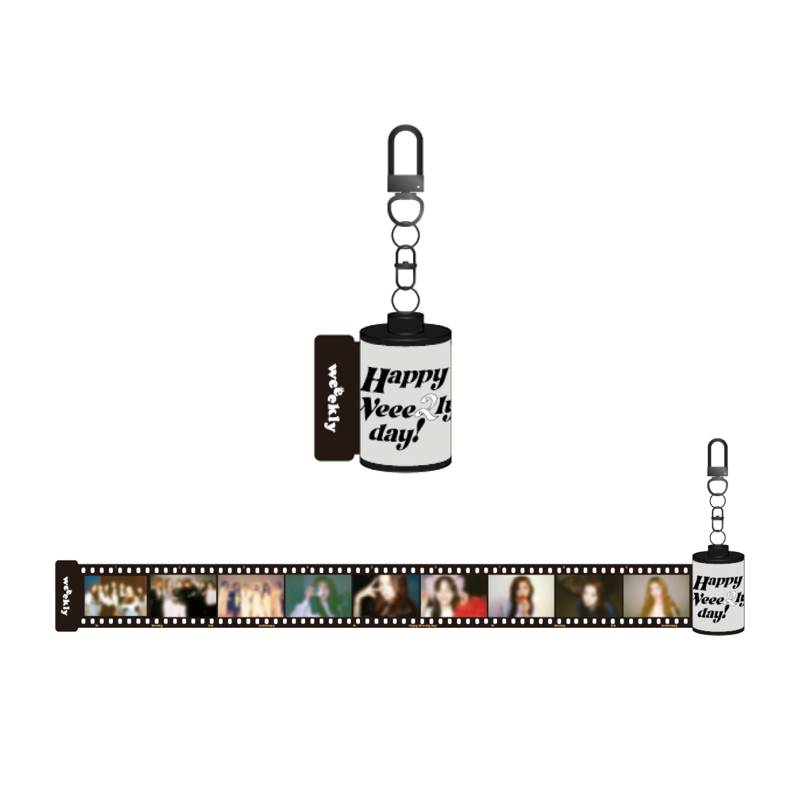 Weeekly - 03 Film Keyring / 2022 Happy Weee2ly day!