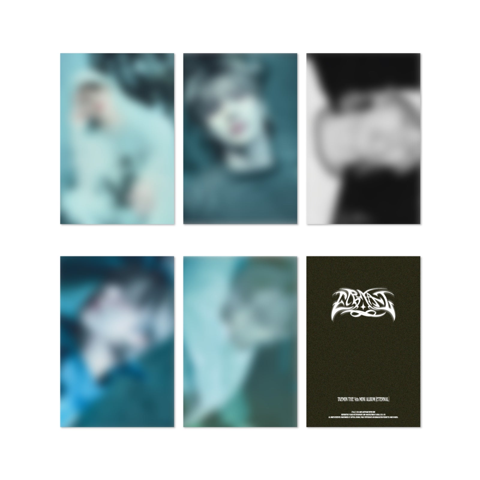 TAEMIN - 07 Postcard Set / TAEMIN THE 5th MINI ALBUM [ETERNAL] EXHIBITION OFFICIAL MD