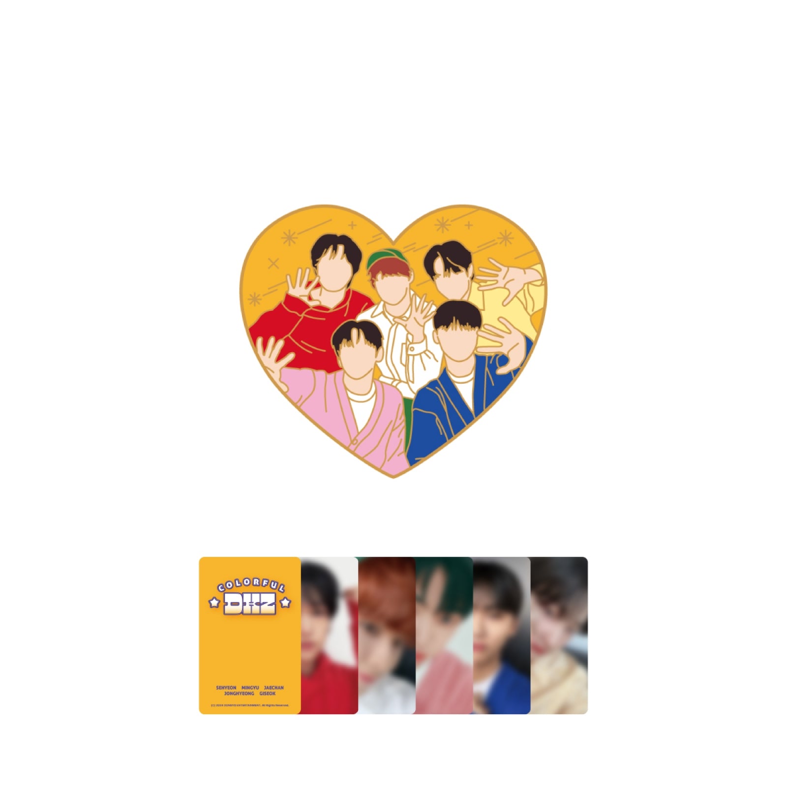 DKZ - 01 5th Anniversary Metal Badge / DKZ 5TH ANNIVERSARY POP-UP MD