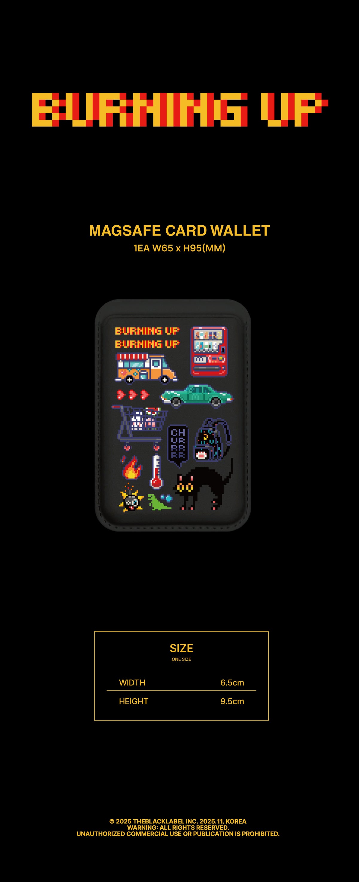 [Pre-order] MIYAO - 03 MagSafe Card Wallet_BURNING UP MD