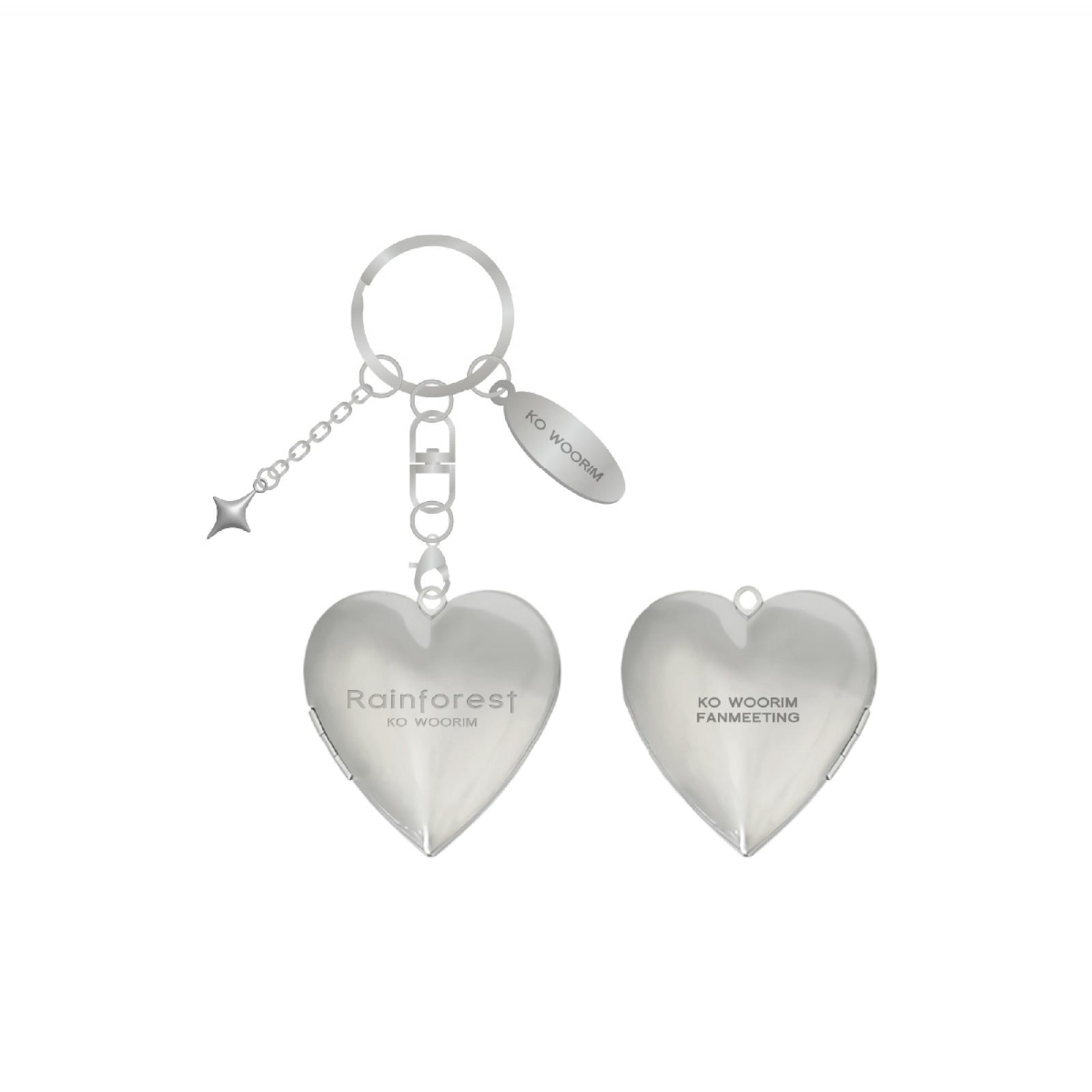 KO WOORIM - 03 Photo Frame Metal Keyring / KO WOORIM FANMEETING [Rainforest] OFFICIAL MD