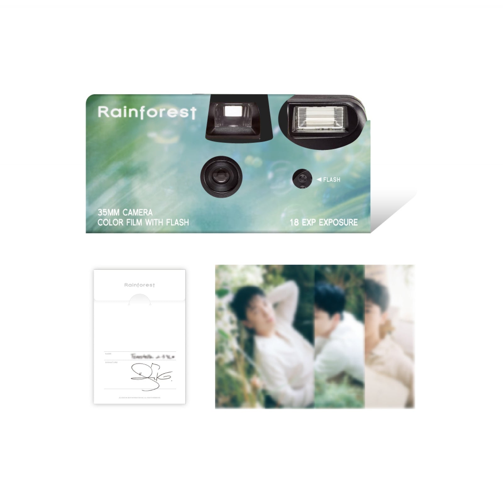 KO WOORIM - 06 Disposable Camera & Photo Print Set / KO WOORIM FANMEETING [Rainforest] OFFICIAL MD