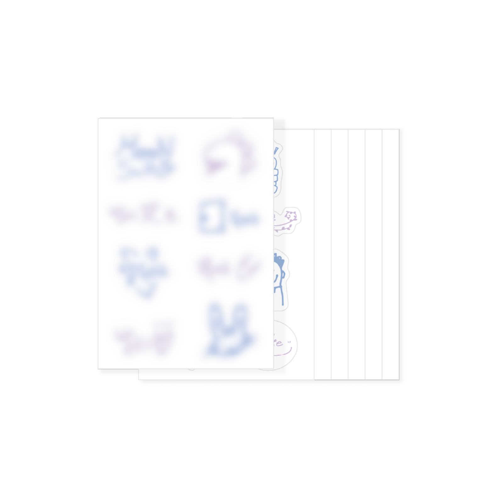 Billlie - 05 Light Stick Deco Sticker / Billlie POP-UP STORE OFFICIAL MD