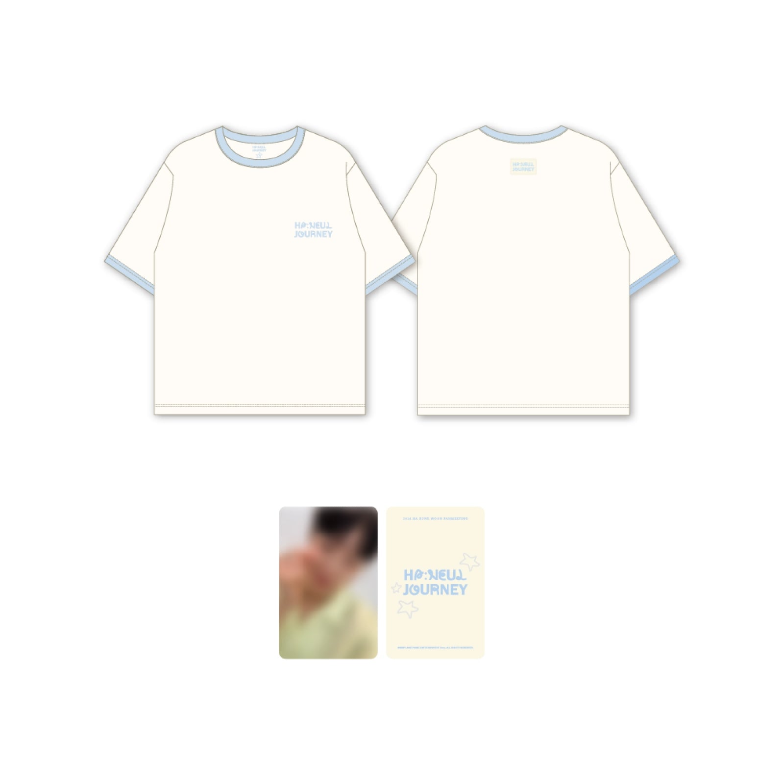 Ha Sungwoon - 01 T-shirt / 2024 FAN MEETING [HA:NEUL JOURNEY] MD