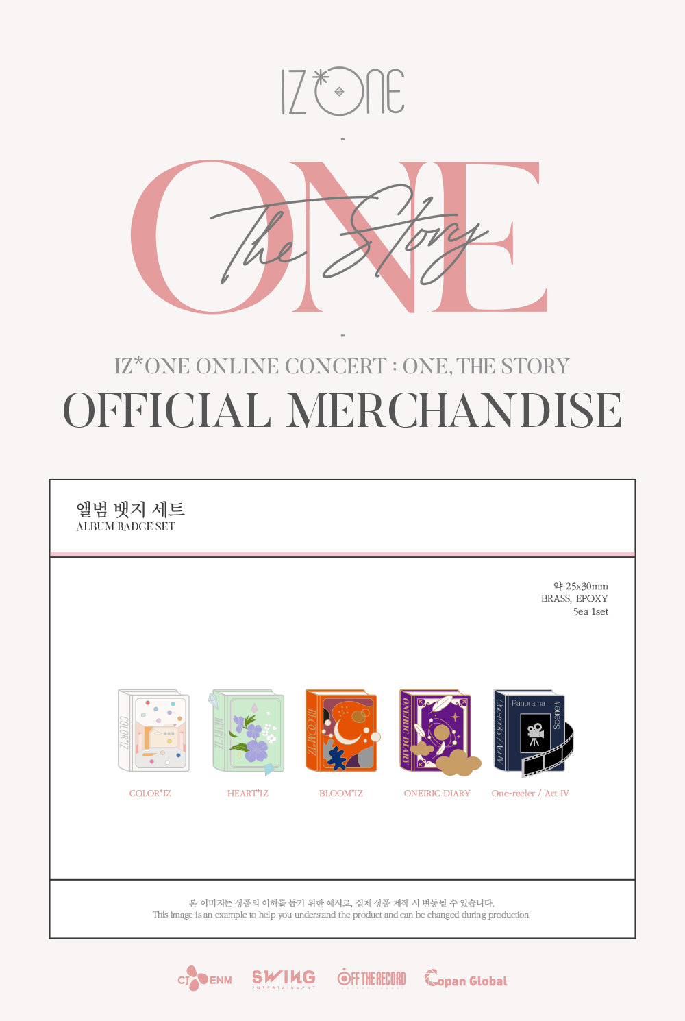IZ*ONE - 06 Album Badge Set / 2021 ONE, THE STORY