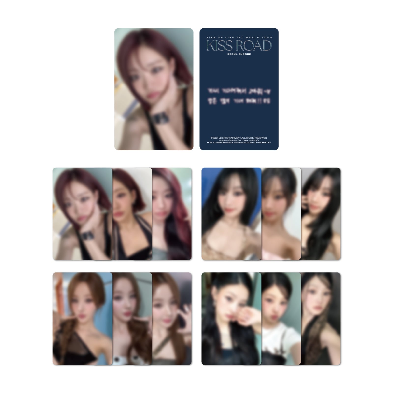 KISS OF LIFE - 02 Photocard Set / 1ST WORLD TOUR [KISS ROAD] SEOUL ENCORE OFFICIAL MD