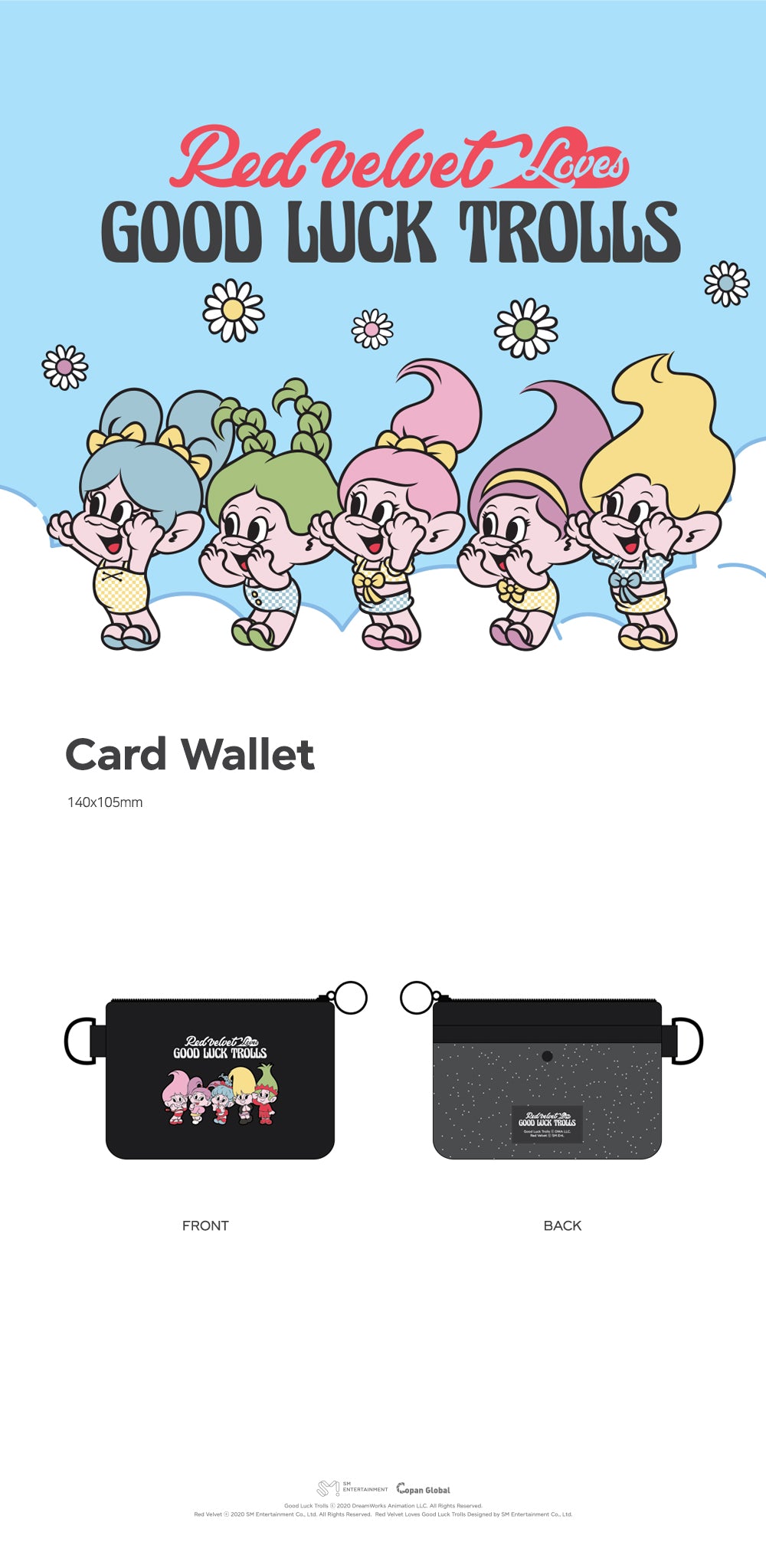 Red Velvet - 15 Card Wallet / 2020 TROLLS POP-UP STORE