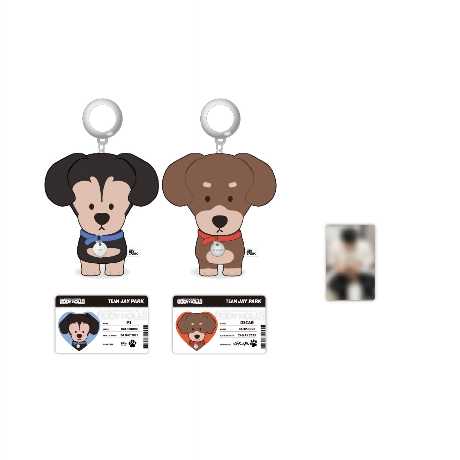 Jay Park - 03 10CM Doll Set (OSCAR & PJ) / 2025 [Serenades & Body Rolls] OFFICIAL MD