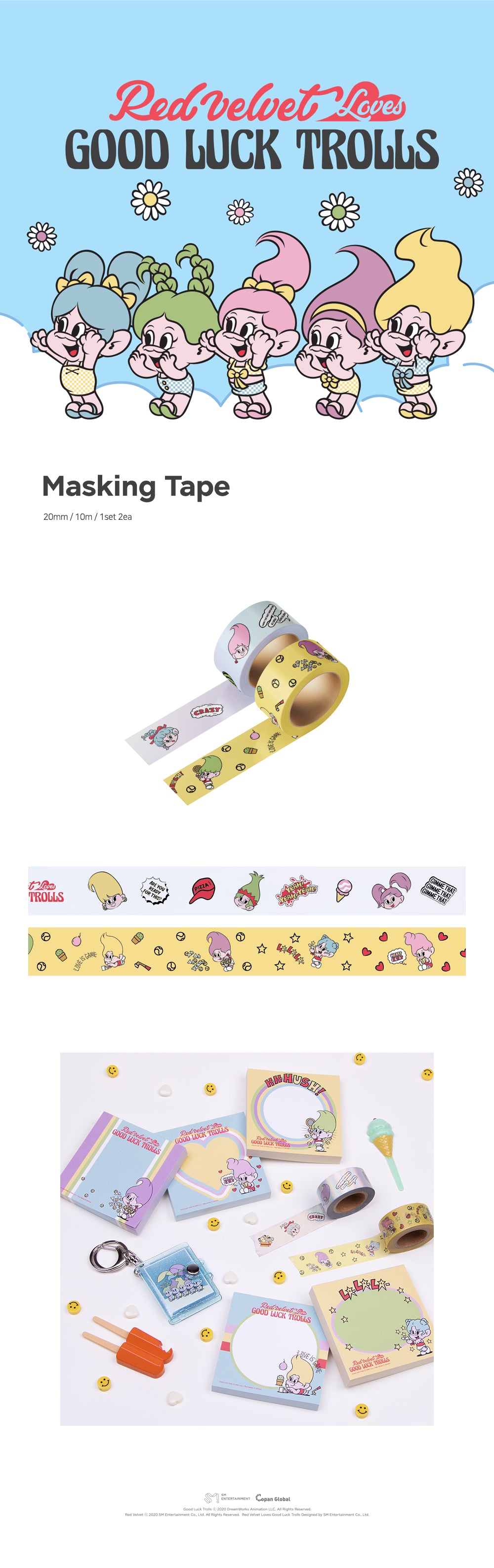Red Velvet - 05 Masking Tape / 2020 TROLLS POP-UP STORE