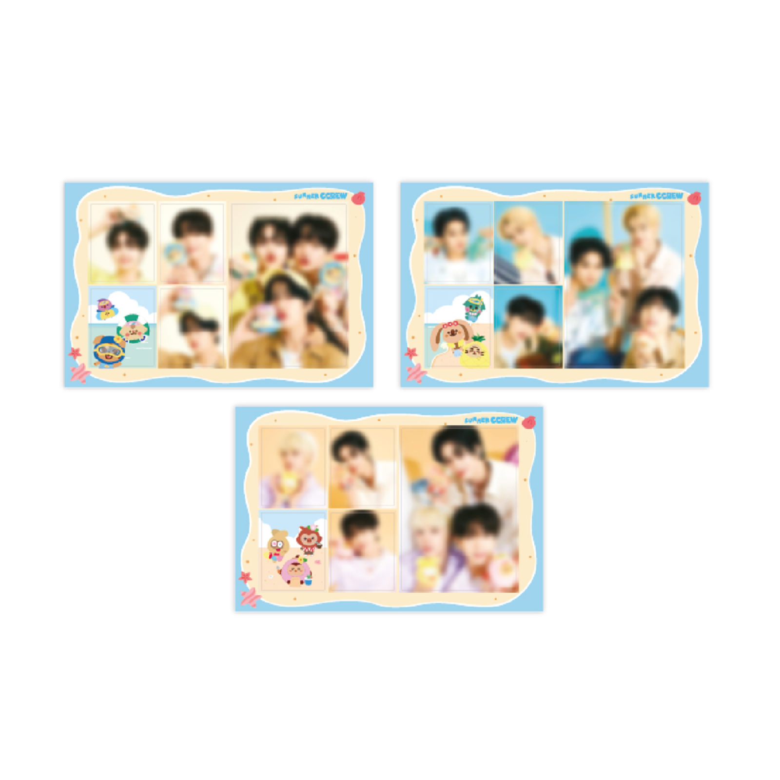 CRAVITY - 17 Sticker Photo Set / 2023 CRAVITY CHARACTER [SUMMER CCREW] POP-UP STORE
