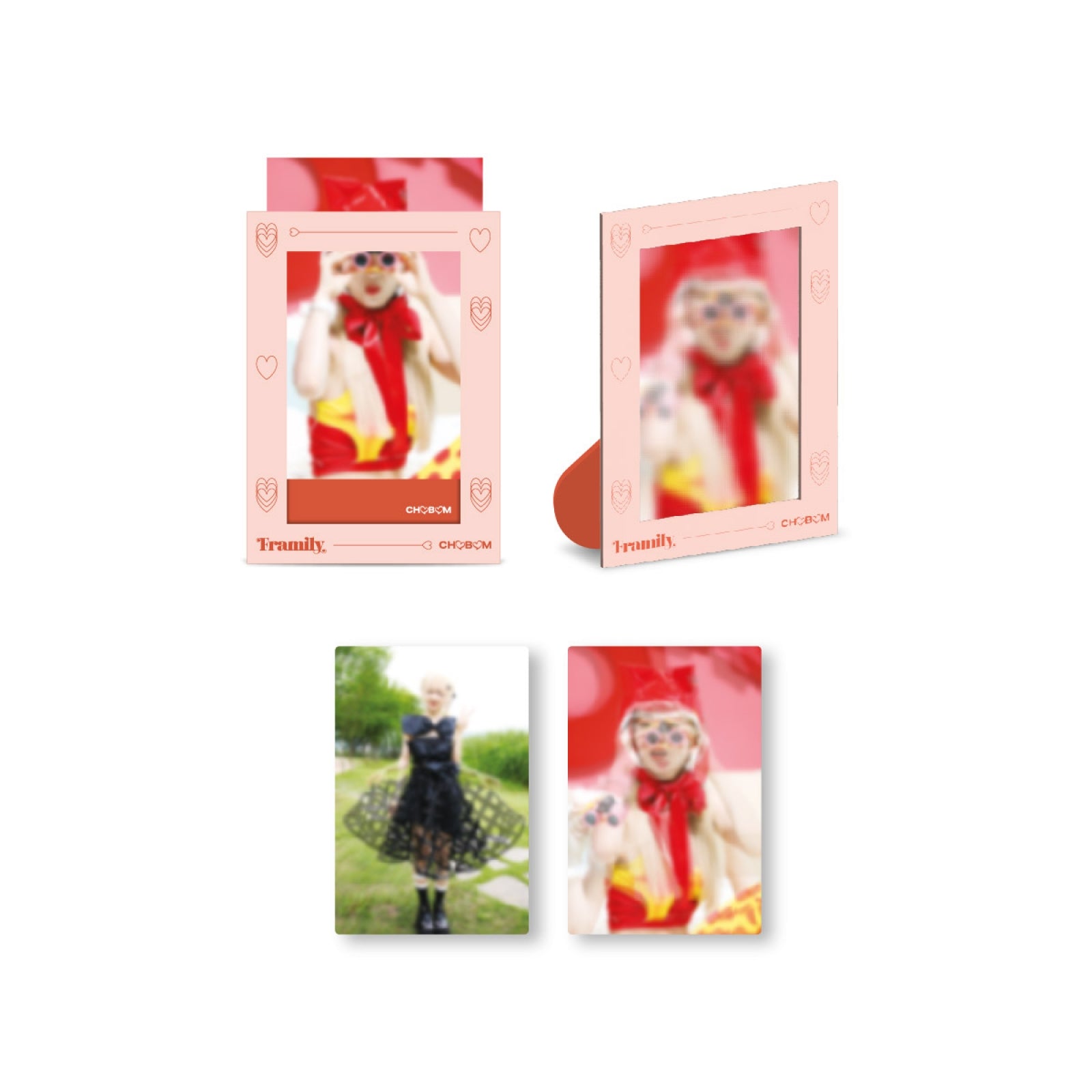 CHOBOM - 05 Lenticular Photo & Frame Set / 2022 FAN MEETING FRAMILY