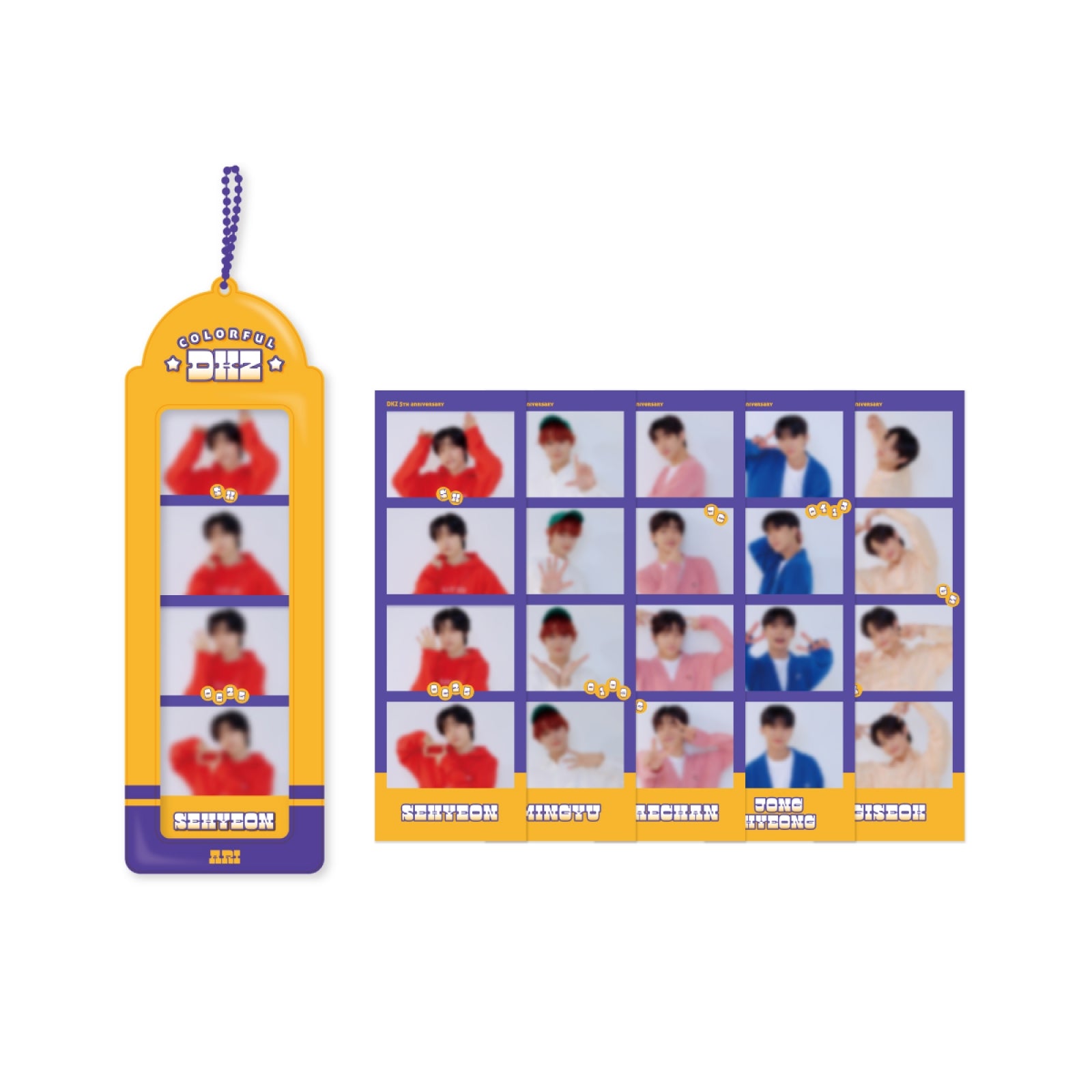 DKZ - 02 Photo Holder + 4-Cut Photo Set / DKZ 5TH ANNIVERSARY POP-UP MD