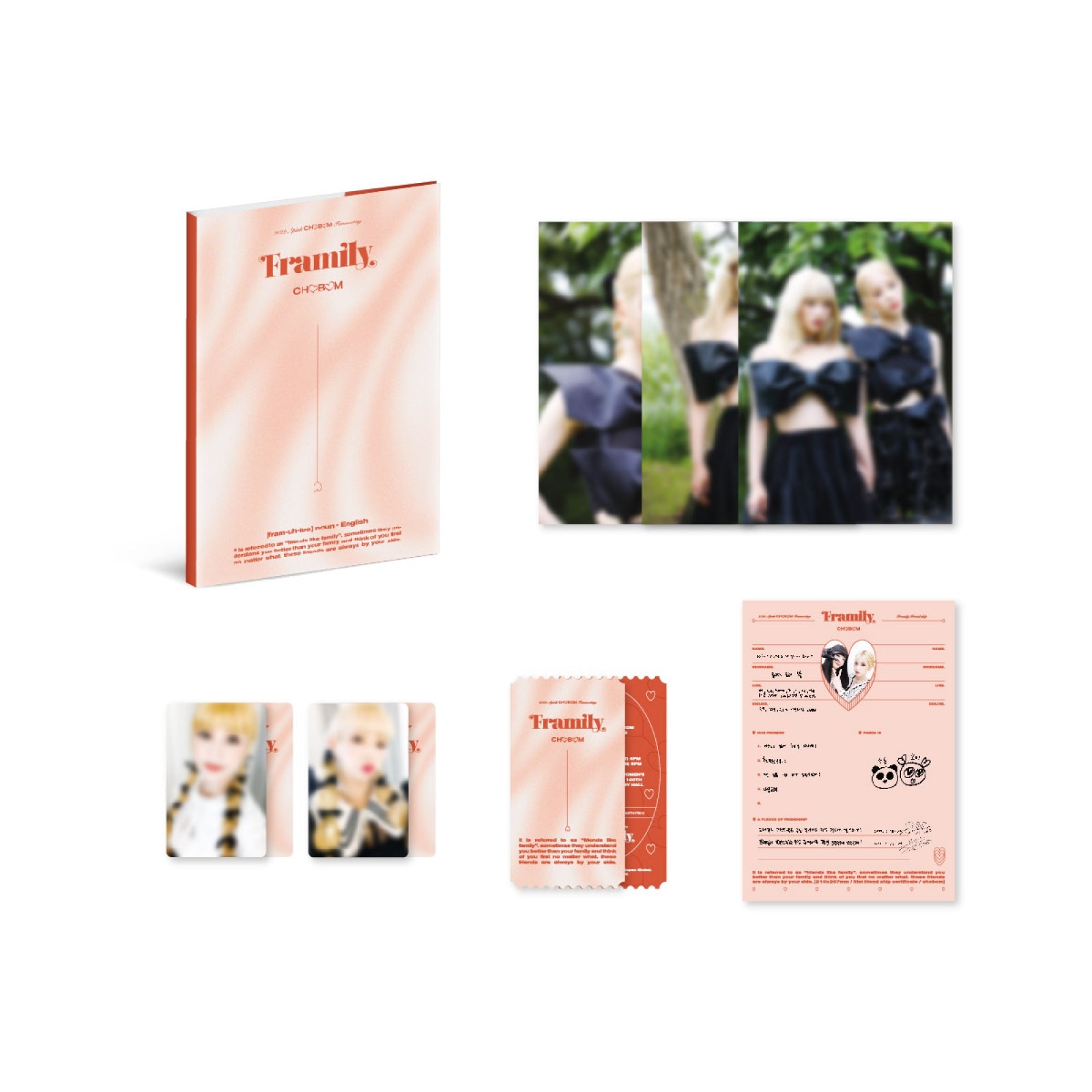 CHOBOM - 02 FRAMILY Kit / 2022 FAN MEETING FRAMILY