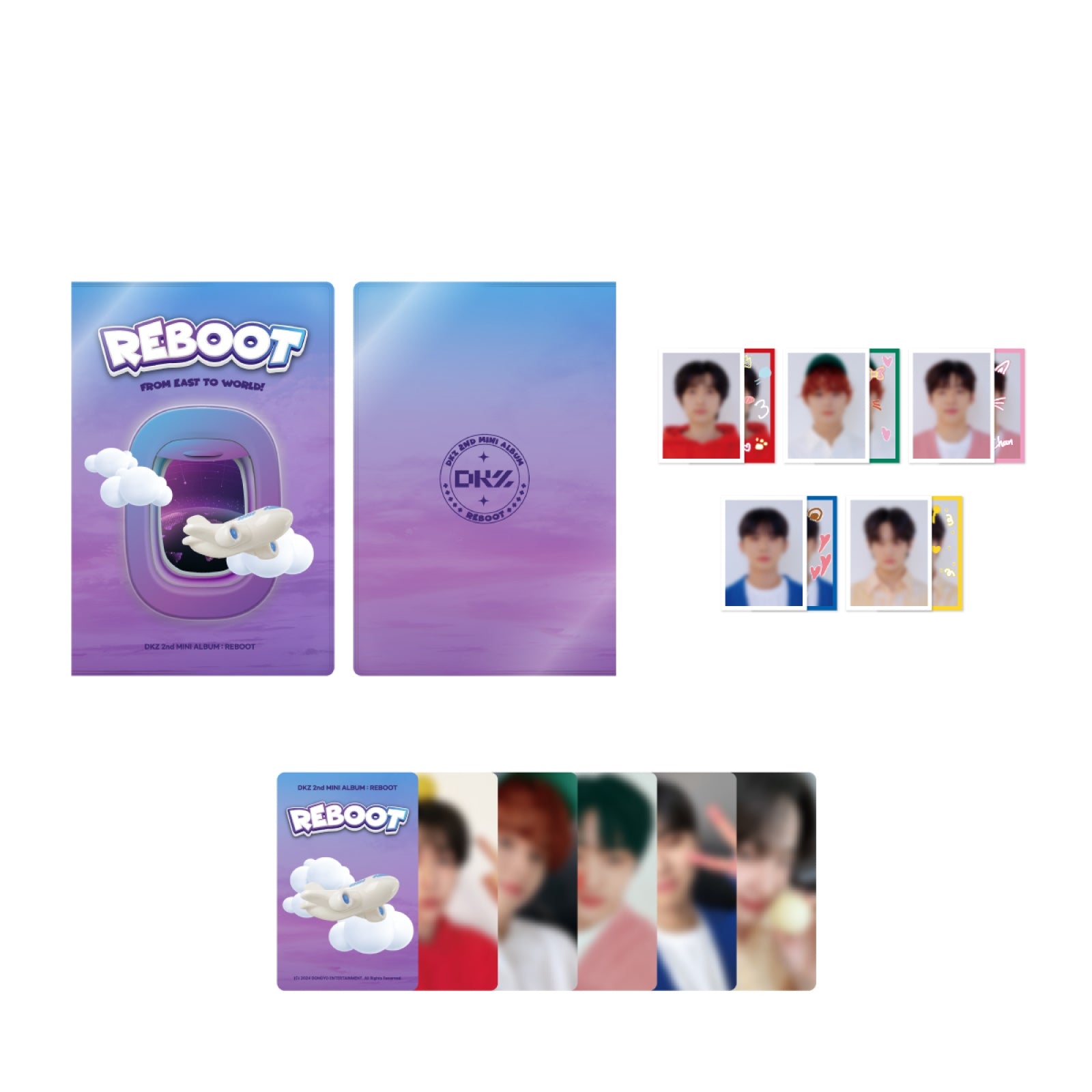 DKZ - 07 Passport Case + ID Photo Set / DKZ 5TH ANNIVERSARY POP-UP MD