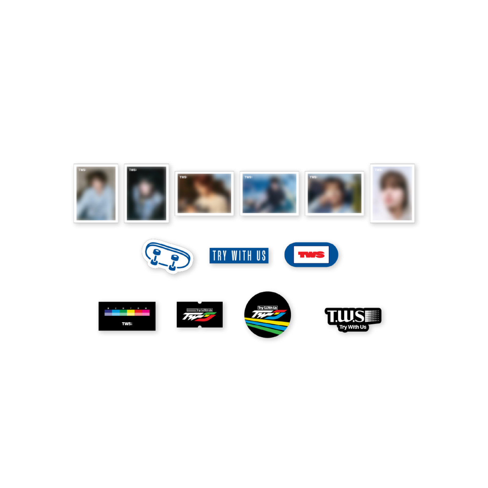 TWS - 06 Sticker Pack / 3RD MINI ALBUM [TRY WITH US] POP-UP MD