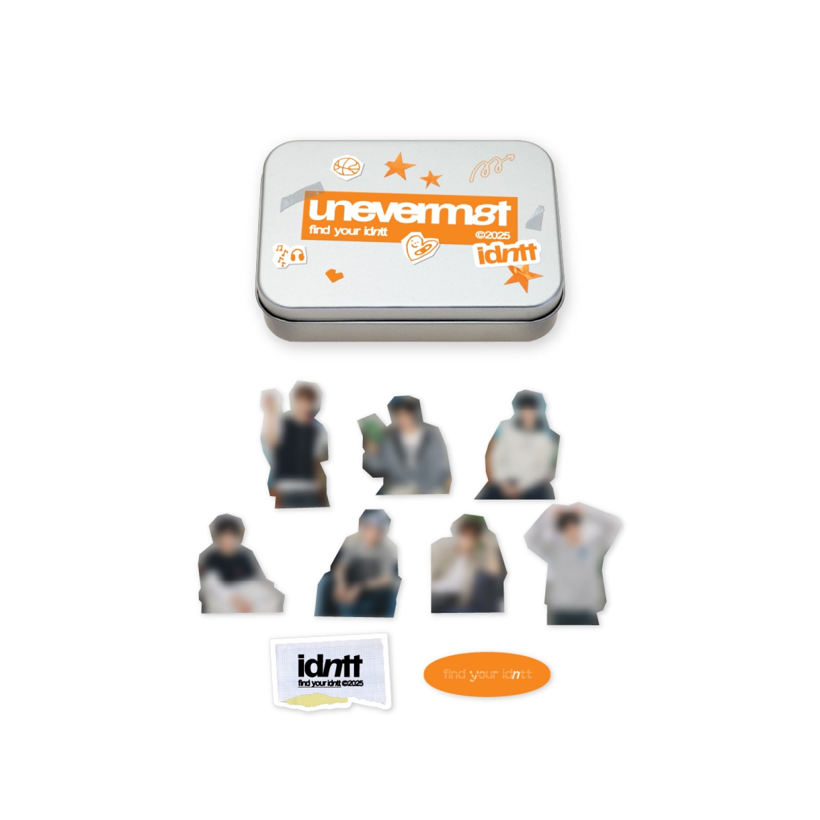 idntt - 04 Tin Case Sticker Set / idntt [find your idntt] POP-UP STORE MD