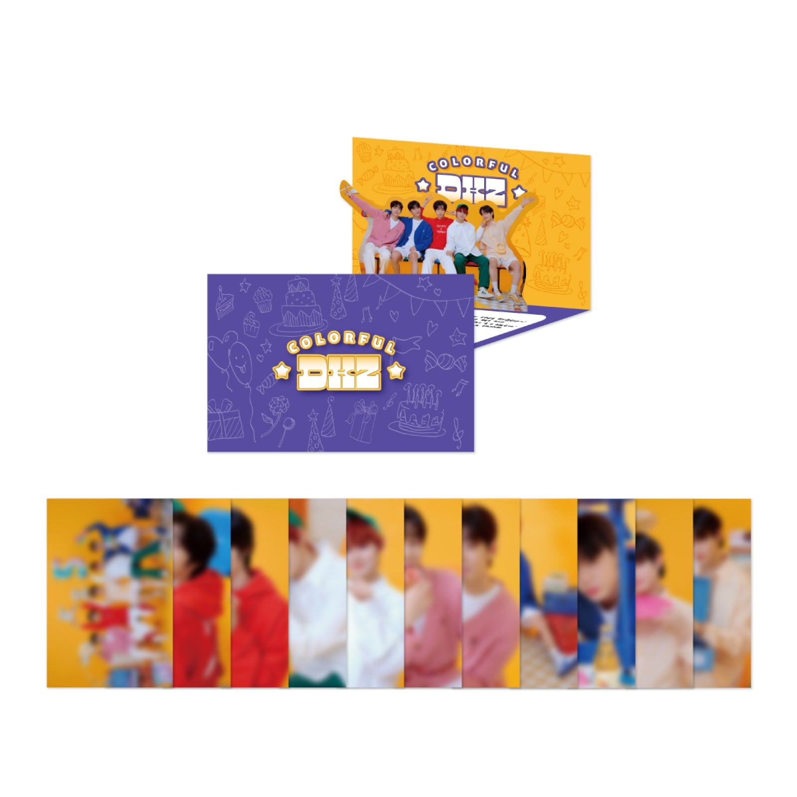 DKZ - 05 5th Anniversary Pop-up Card + Postcard Set / DKZ 5TH ANNIVERSARY POP-UP MD