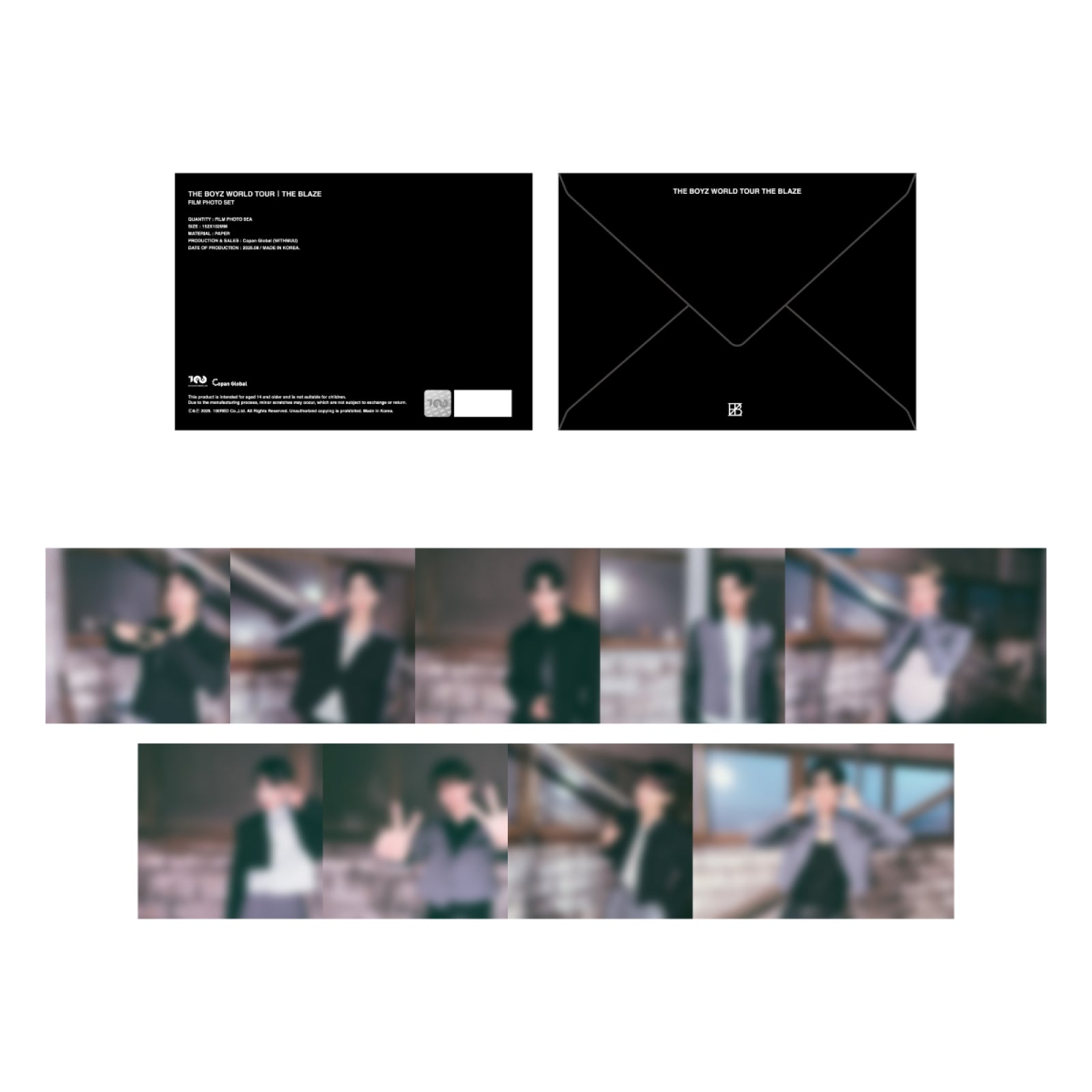 THE BOYZ - 13 Photo Set / THE BOYZ [THE BLAZE] WORLD TOUR in SEOUL